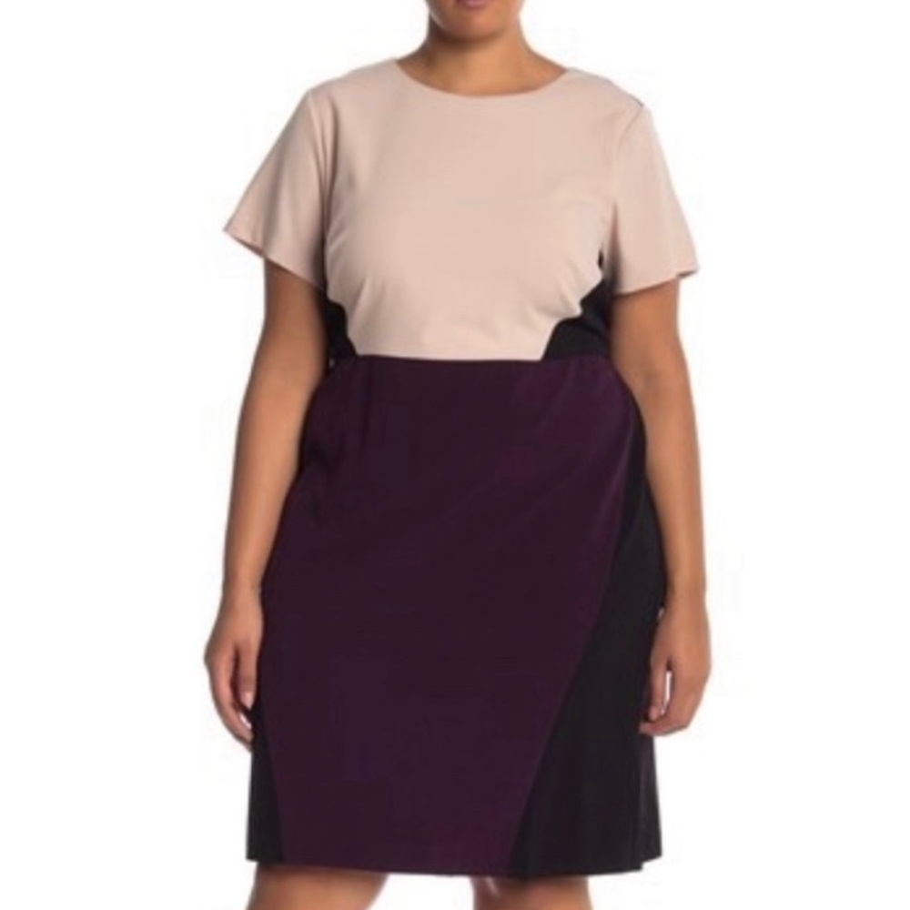 New Vince Camuto Colorblock Sheath Dress